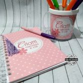 Kit caderno e caneca