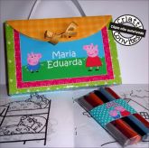 kit pintura maletinha de papel