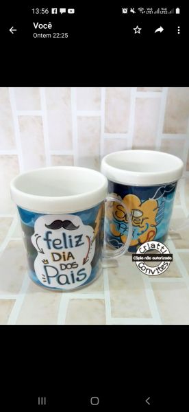 Caneca acrilico